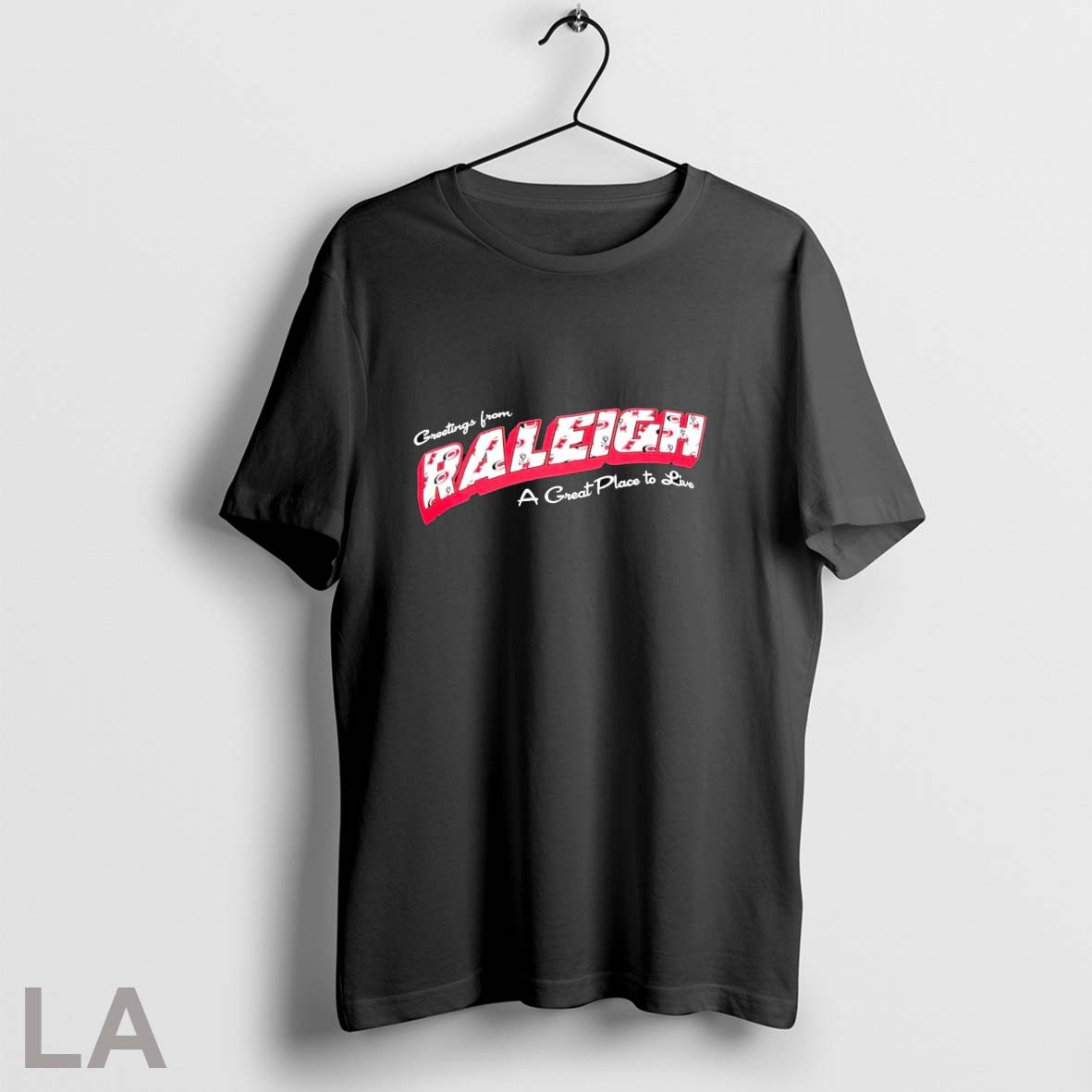 Original Greetings From Raleigh A Great Place To Live Carolina Hurricanes T Shirt