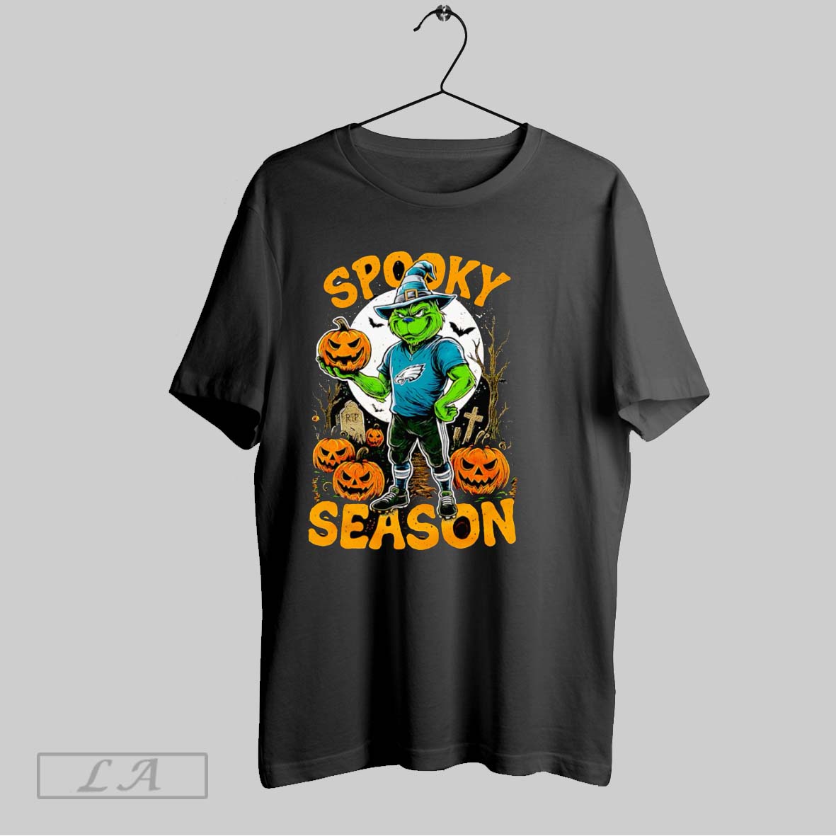 Original Grinch Philadelphia Eagles Nfl Spooky Season Halloween Shirt