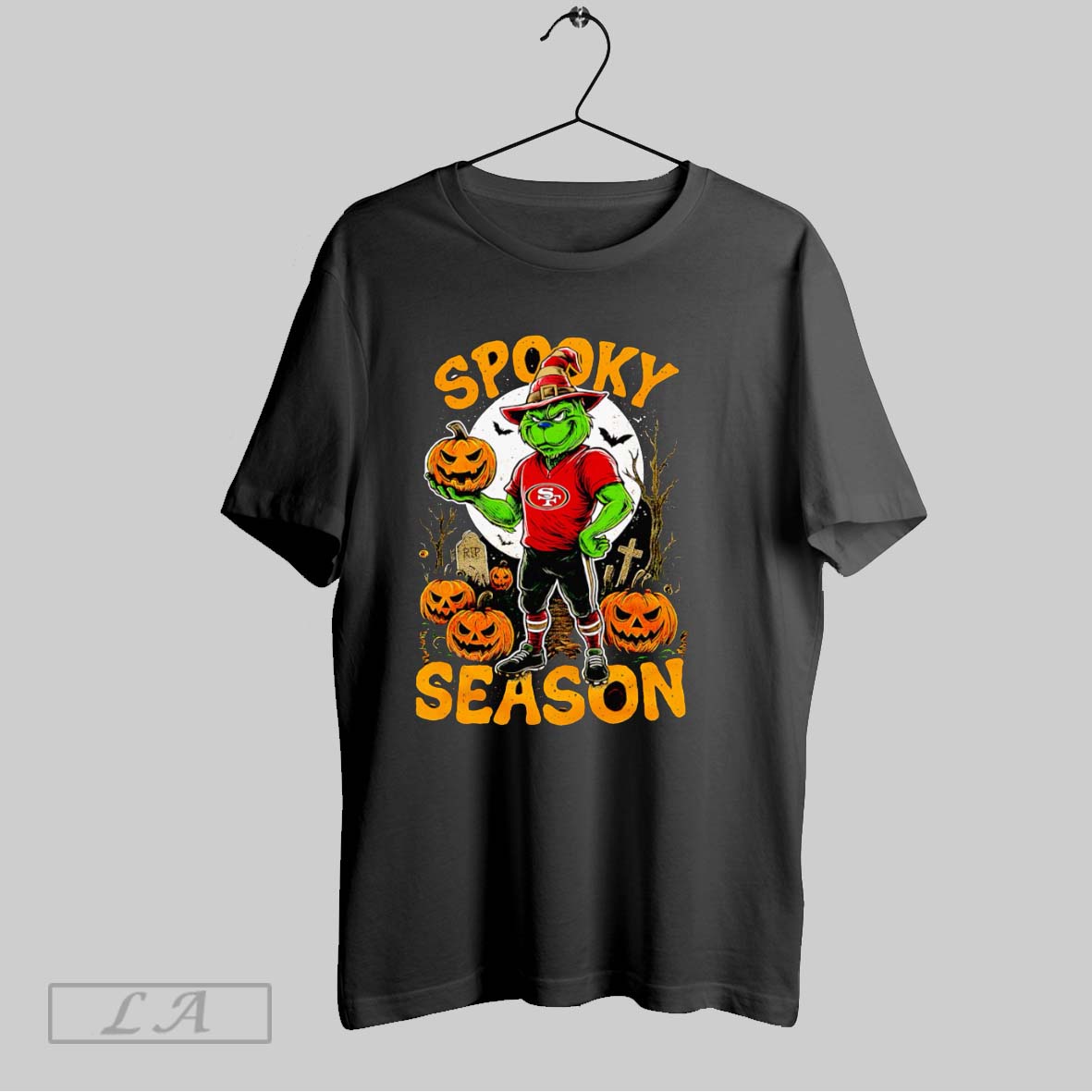 Original Grinch San Francisco 49ers Nfl Spooky Season Halloween Shirt