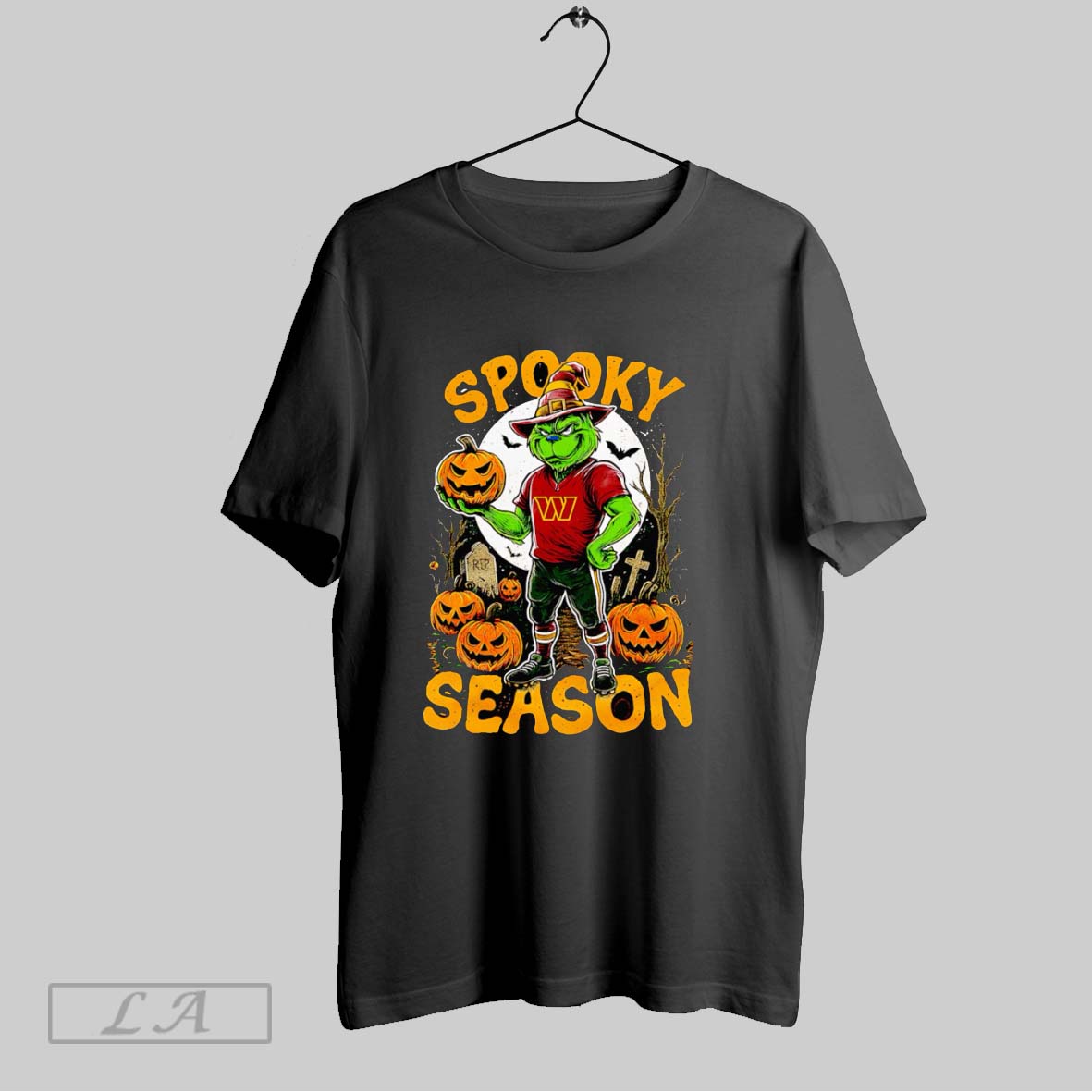 Original Grinch Washington Commanders Nfl Spooky Season Halloween Shirt