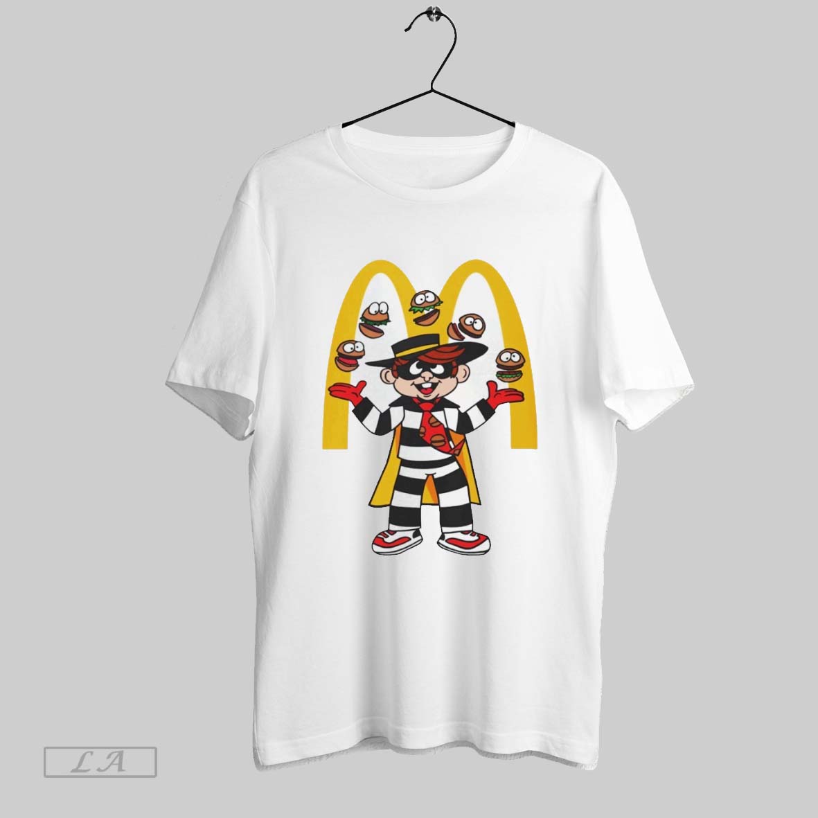Original Hamburglar Juggling Burgers Shirt