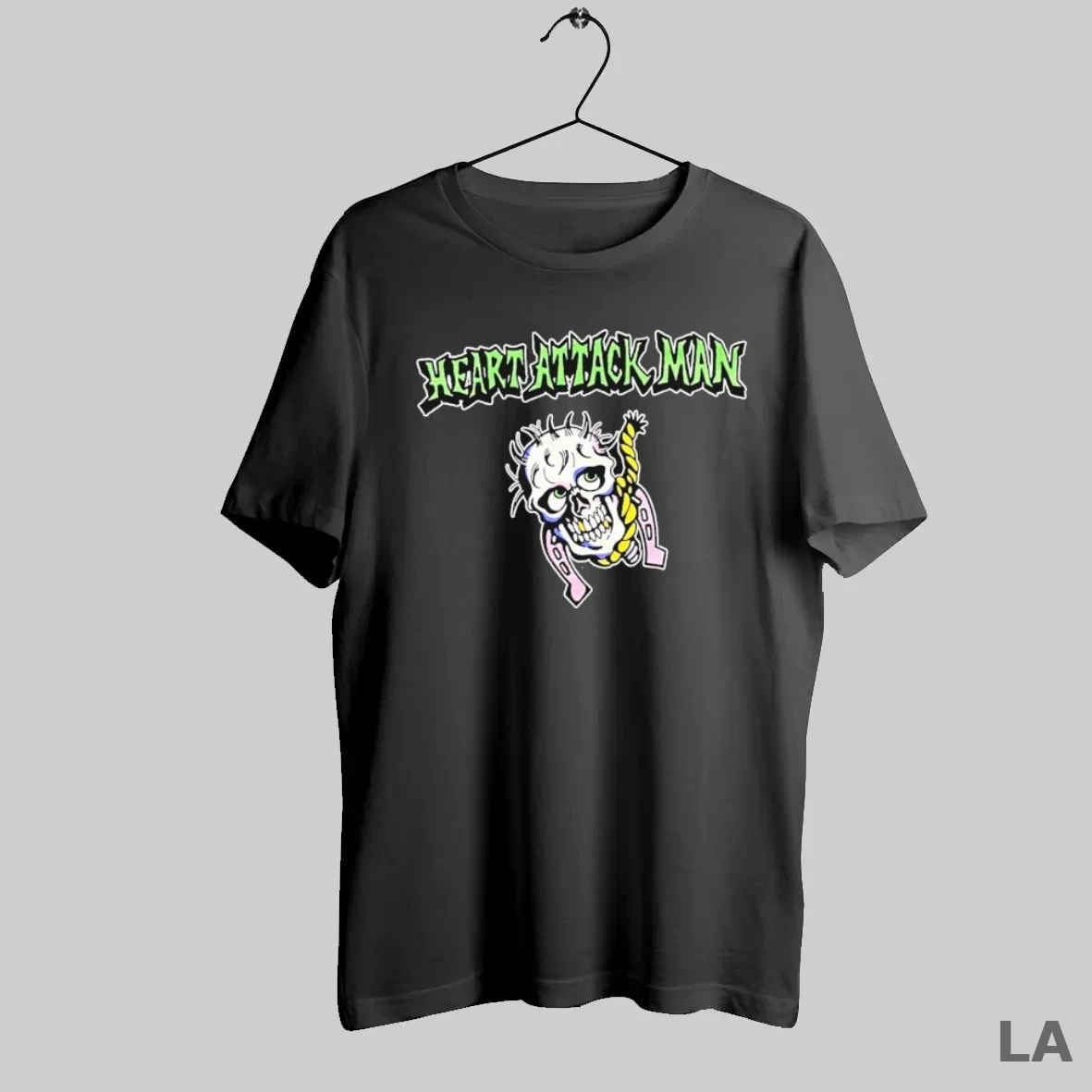 Original Heart Attack Man Skull Noose T Shirt