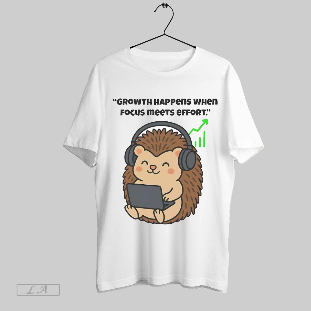 Original Hedgehog Growth Happens When Focus Meets Effort Shirt