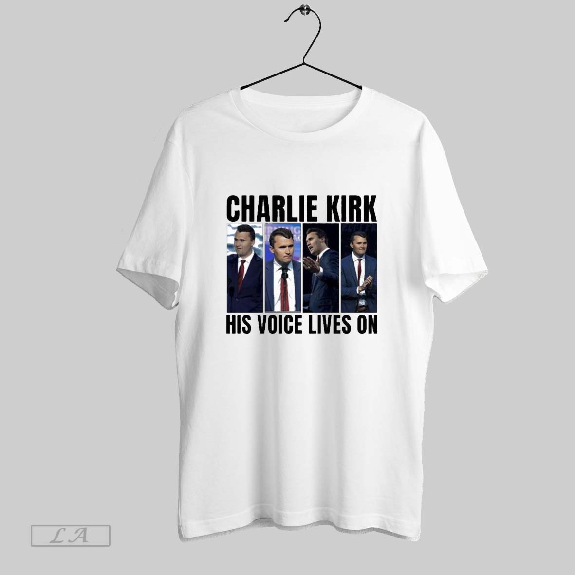 Original His Voice Lives On Charlie Kirk T Shirt