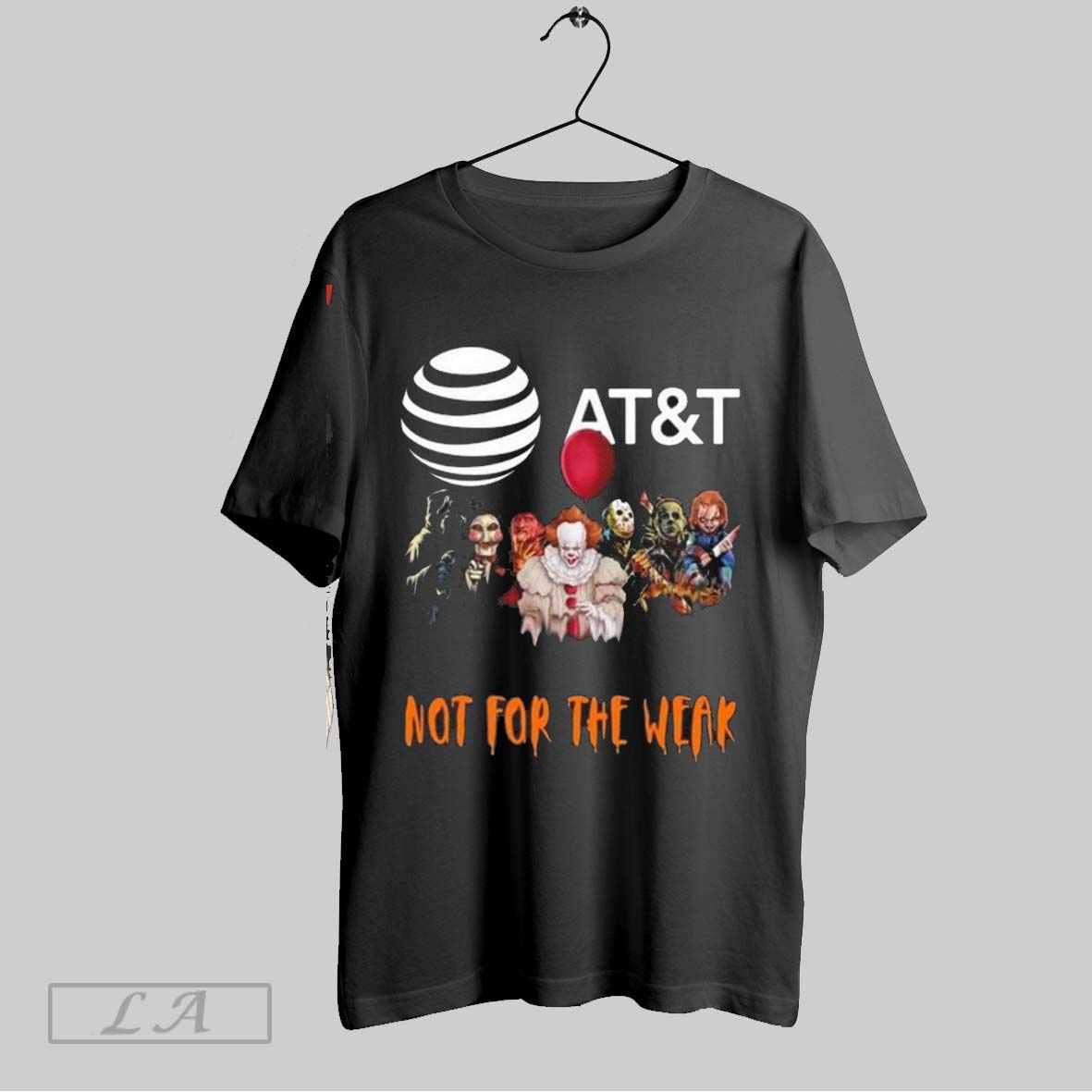 Original Horror Characters X Att Not For The Weak Halloween 2025 Shirt