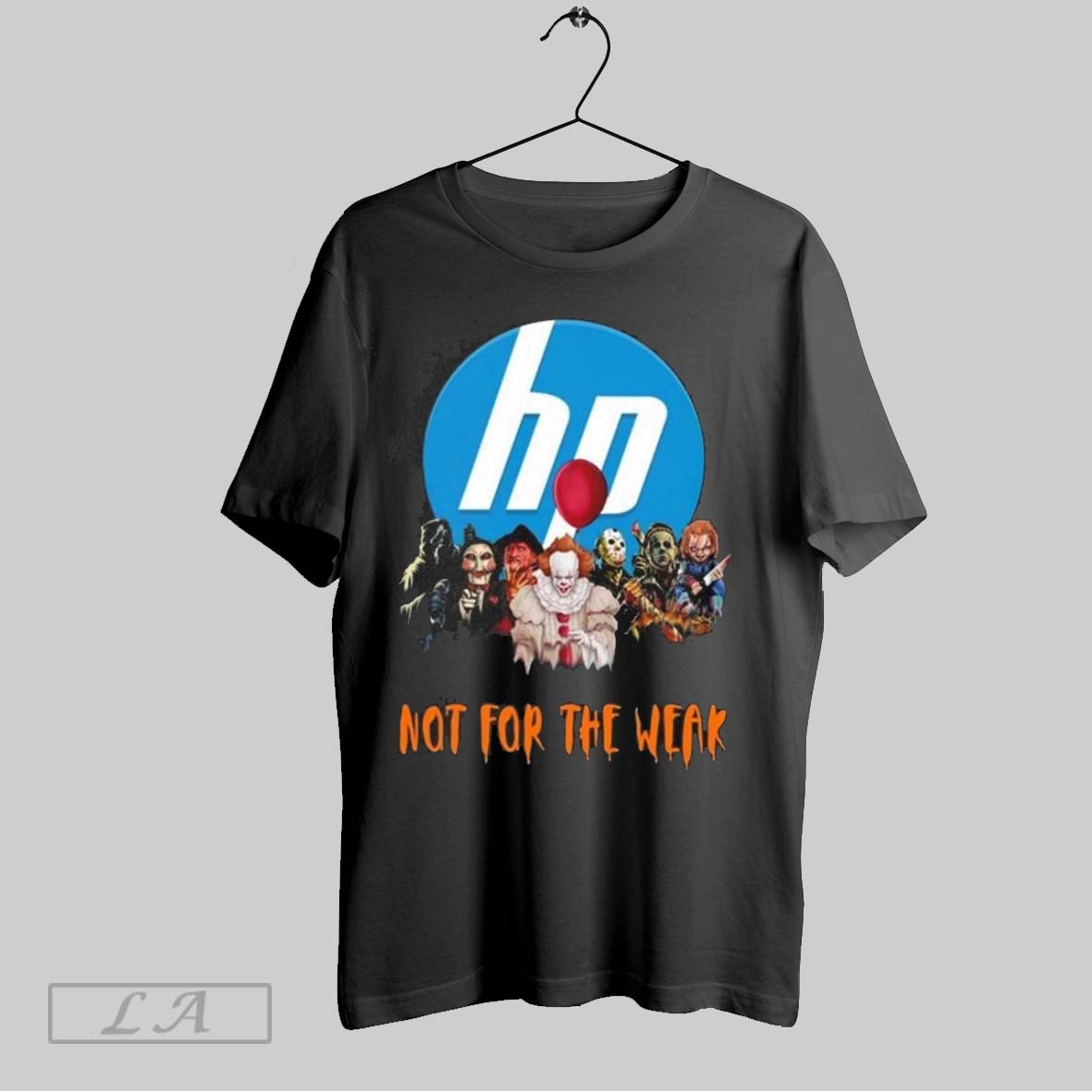 Original Horror Characters X Hp Inc Not For The Weak Halloween 2025 Shirt