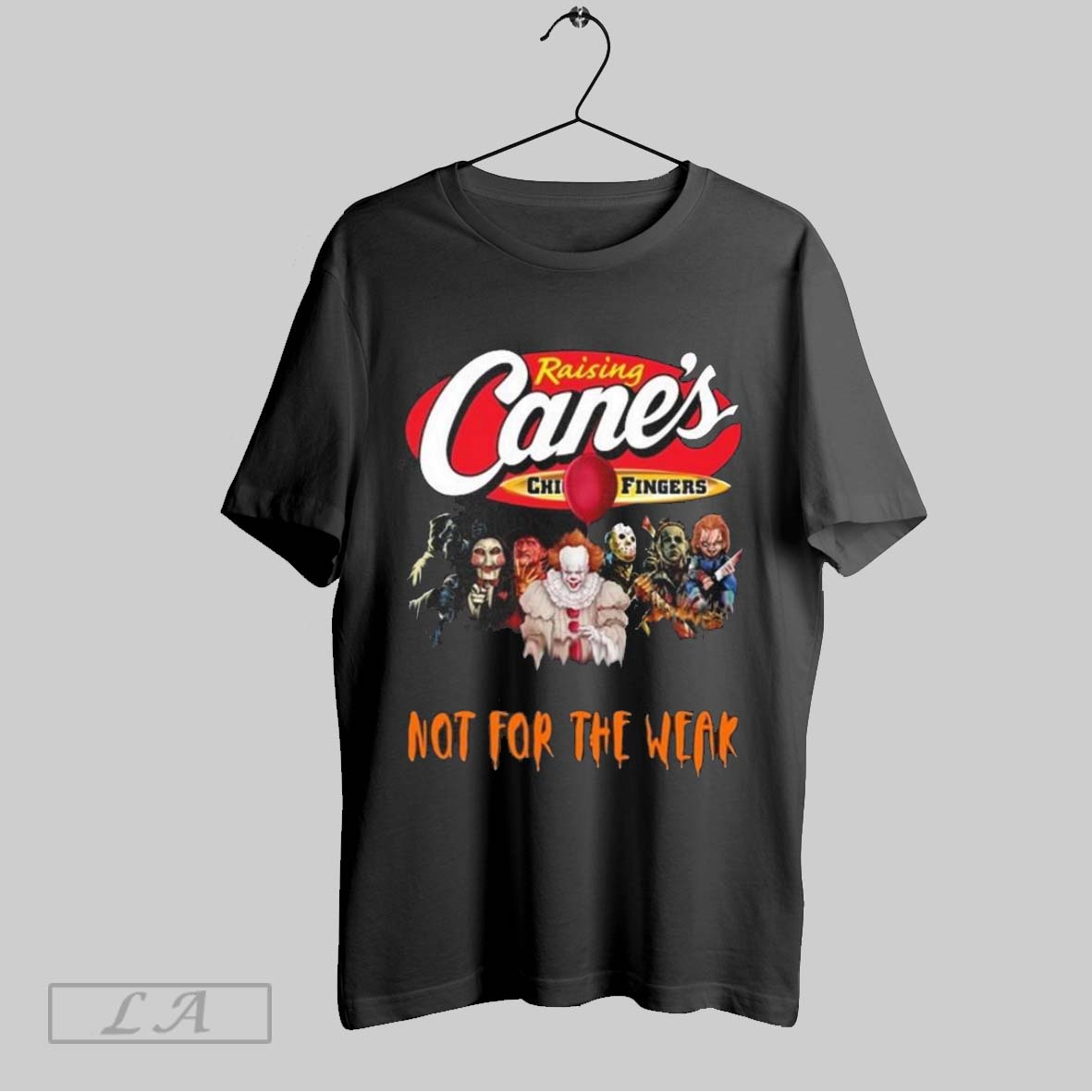 Original Horror Characters X Raising Canes Not For The Weak Halloween 2025 Shirt