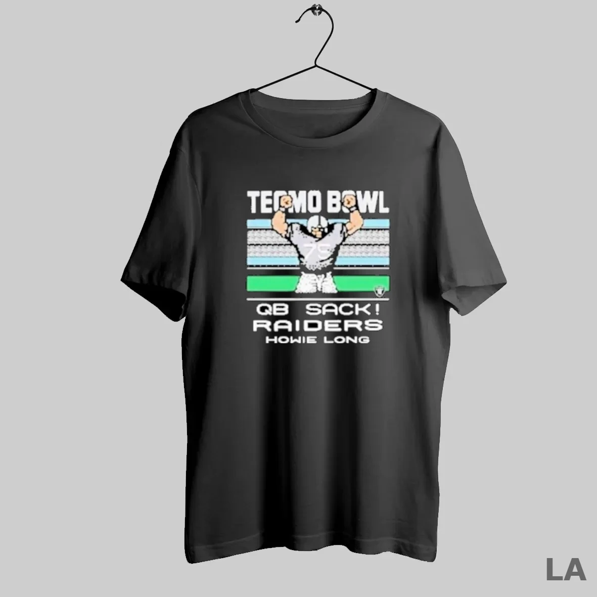 Original Howie Long Tecmo Bowl Qb Sack Las Vegas Raiders T Shirt