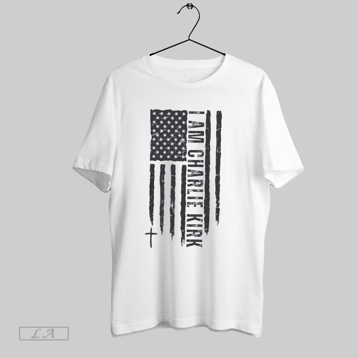 Original I Am Charlie Kirk Usa Flag Shirt
