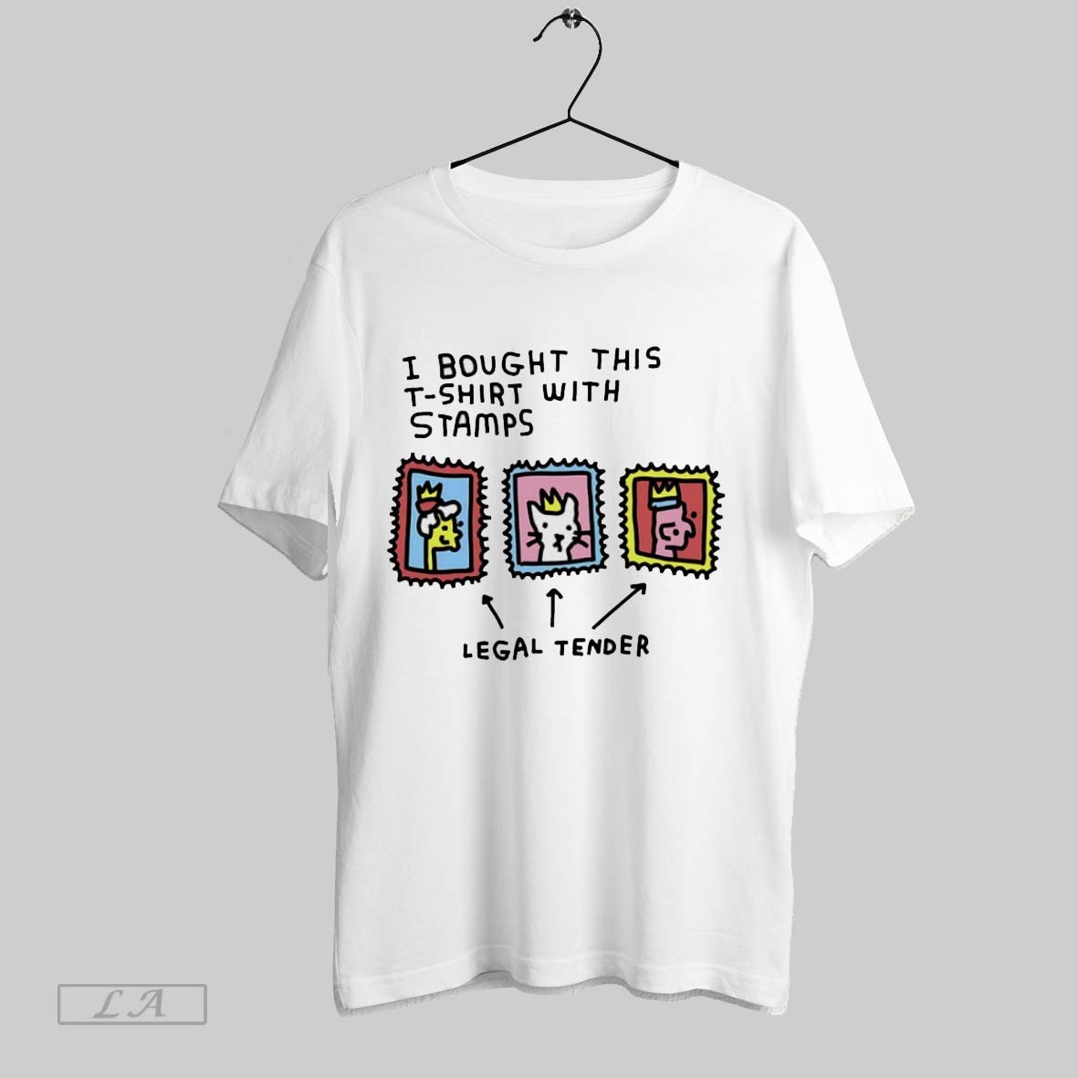 Original I Bought This With Stamps Legal Tender Shirt