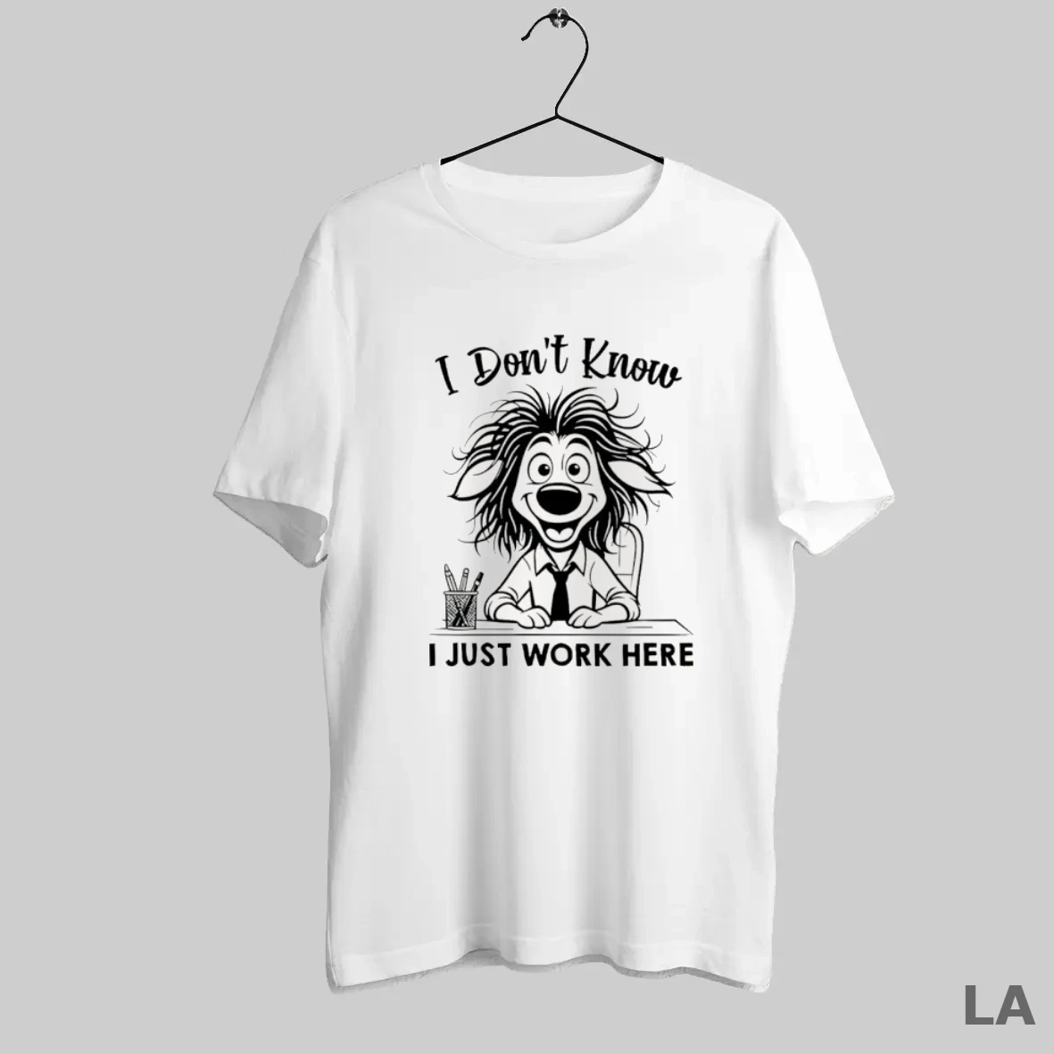Original I Dont Know I Just Work Here Dog T Shirt