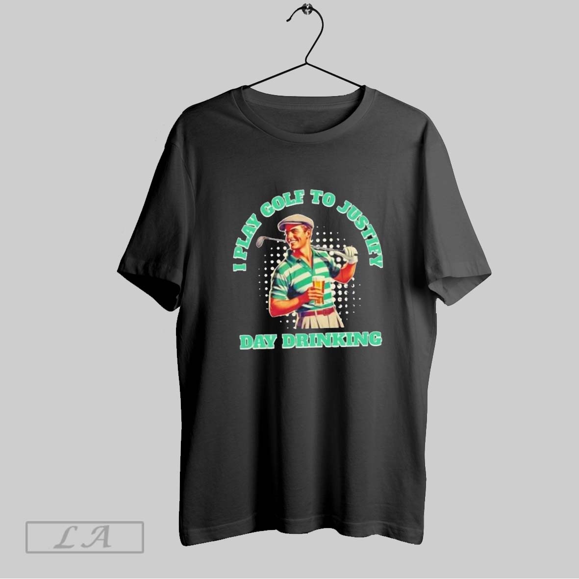 Original I Play Golf To Justify Day Drinking Beer Shirt
