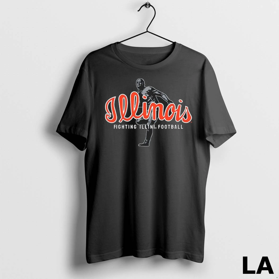 Original Illinois Fighting Illini Football Grange Script Shirt