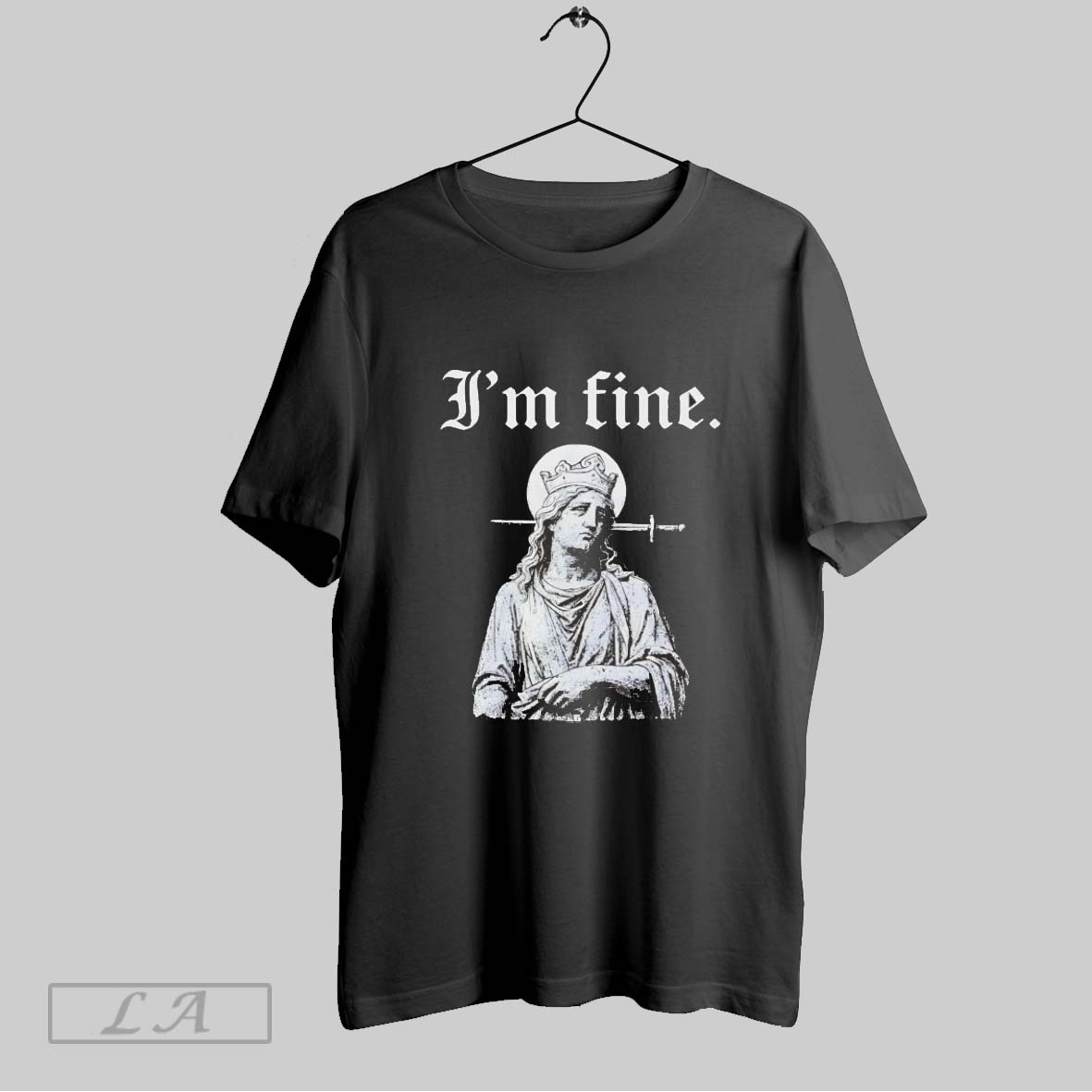 Original Im Fine Dark Humor Shirt