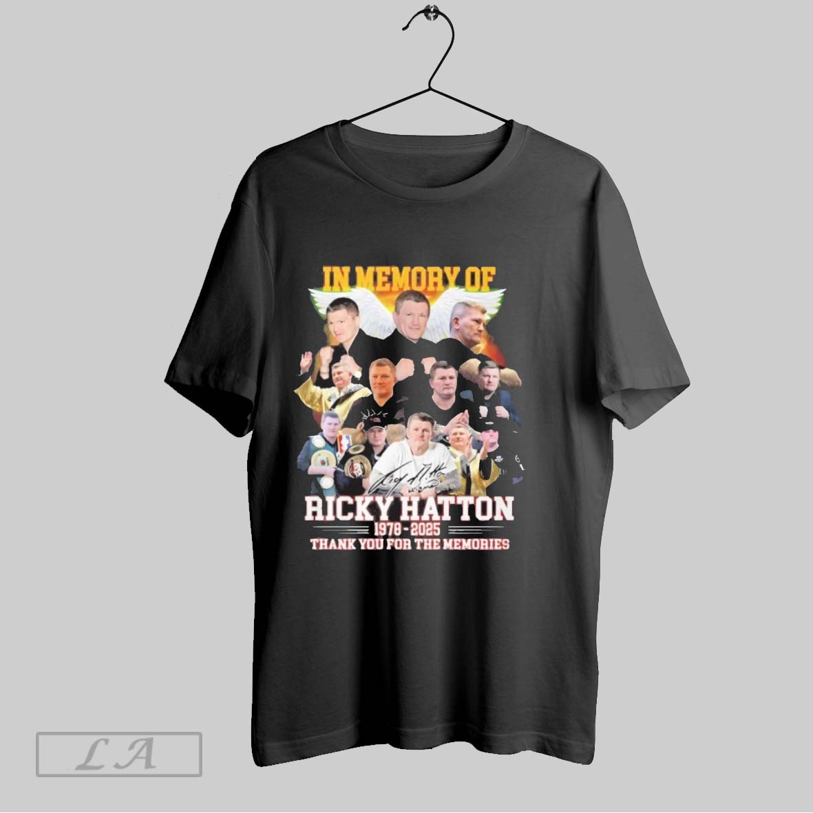 Original In Loving Memory Of Ricky Hatton 1978 2025 Thank You For The Memories Shirt