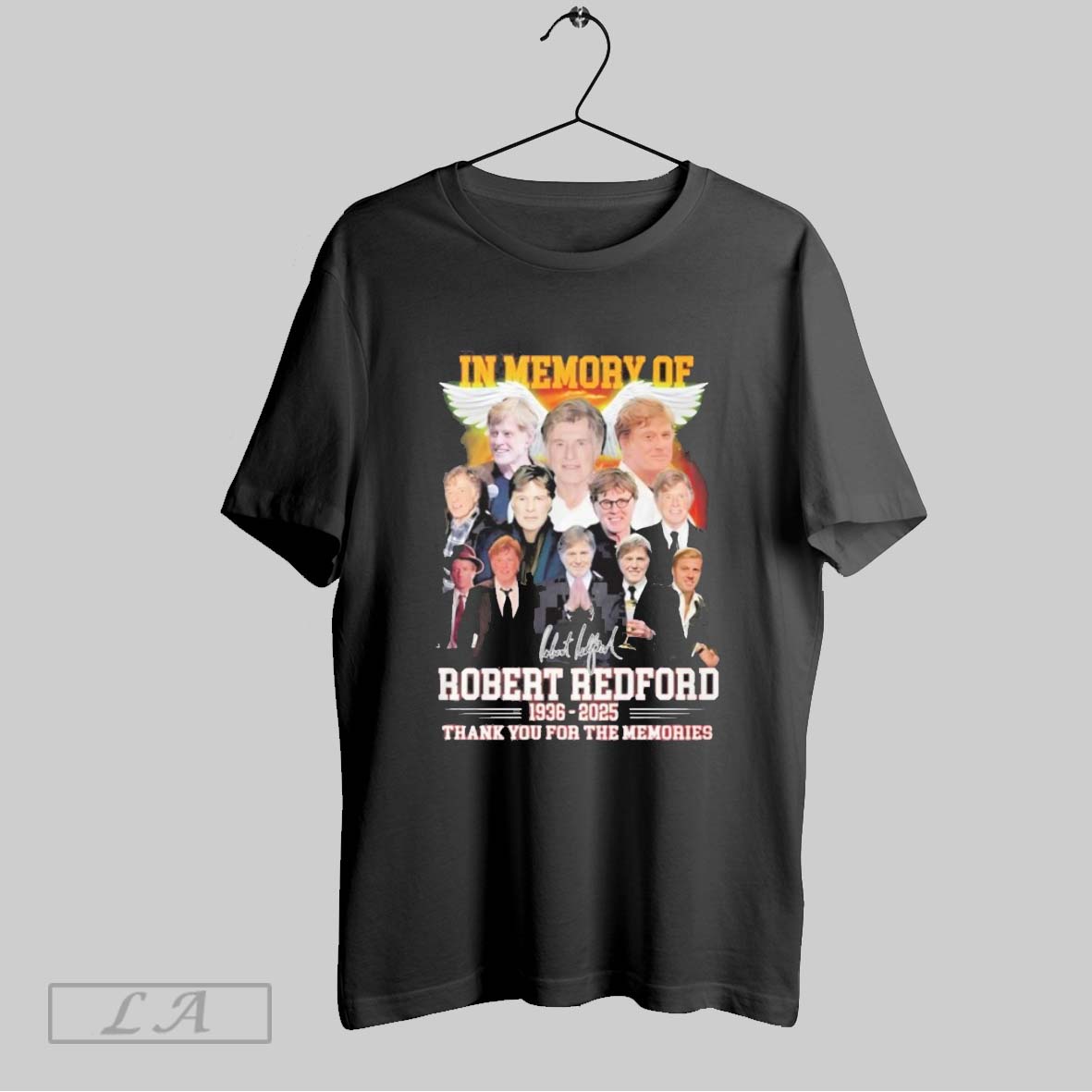 Original In Loving Memory Of Robert Redford 1936 2025 Thank You For The Memories Shirt