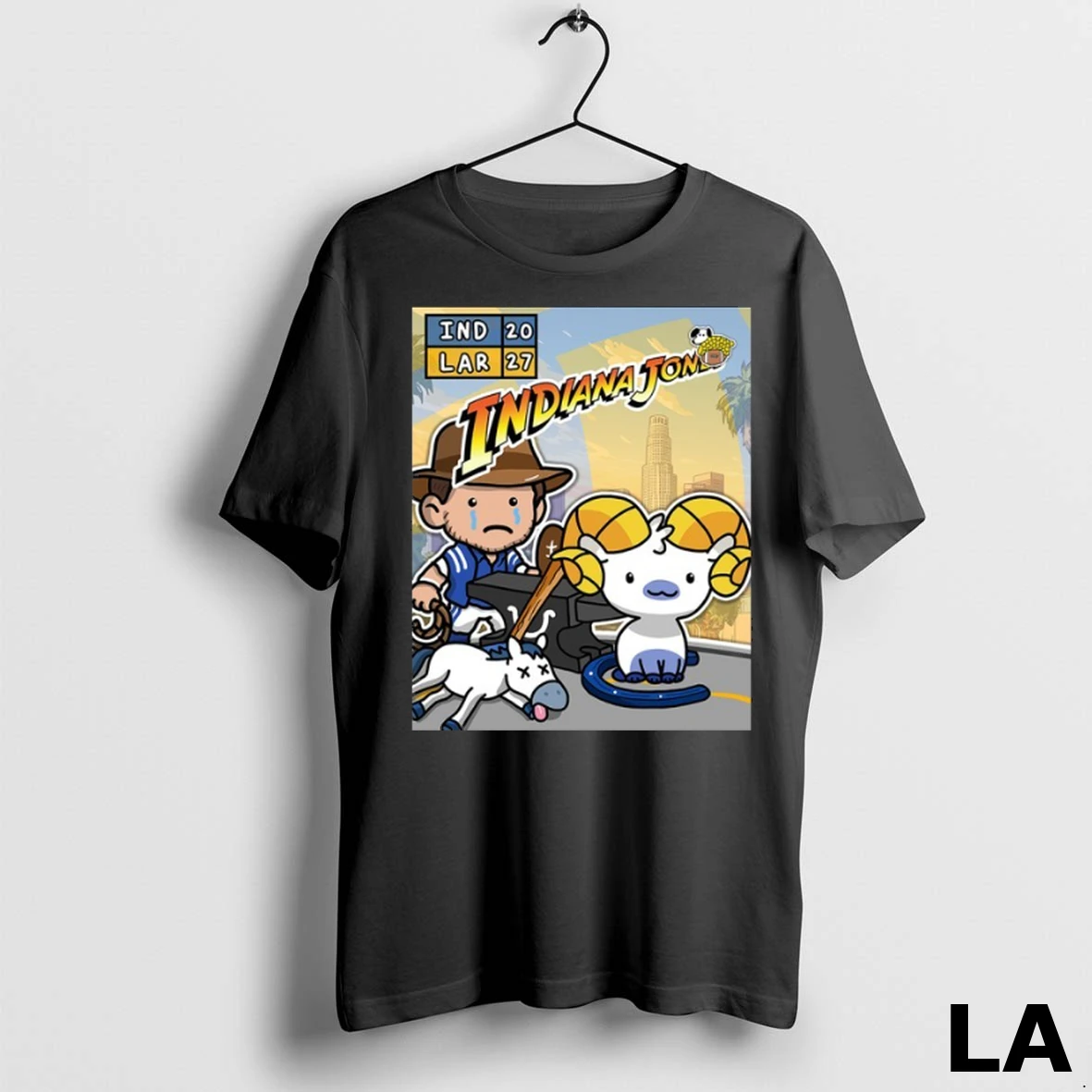 Original Indiana Jones Los Angeles Rams Take Out 27 20 Indianapolis Colts Shirt