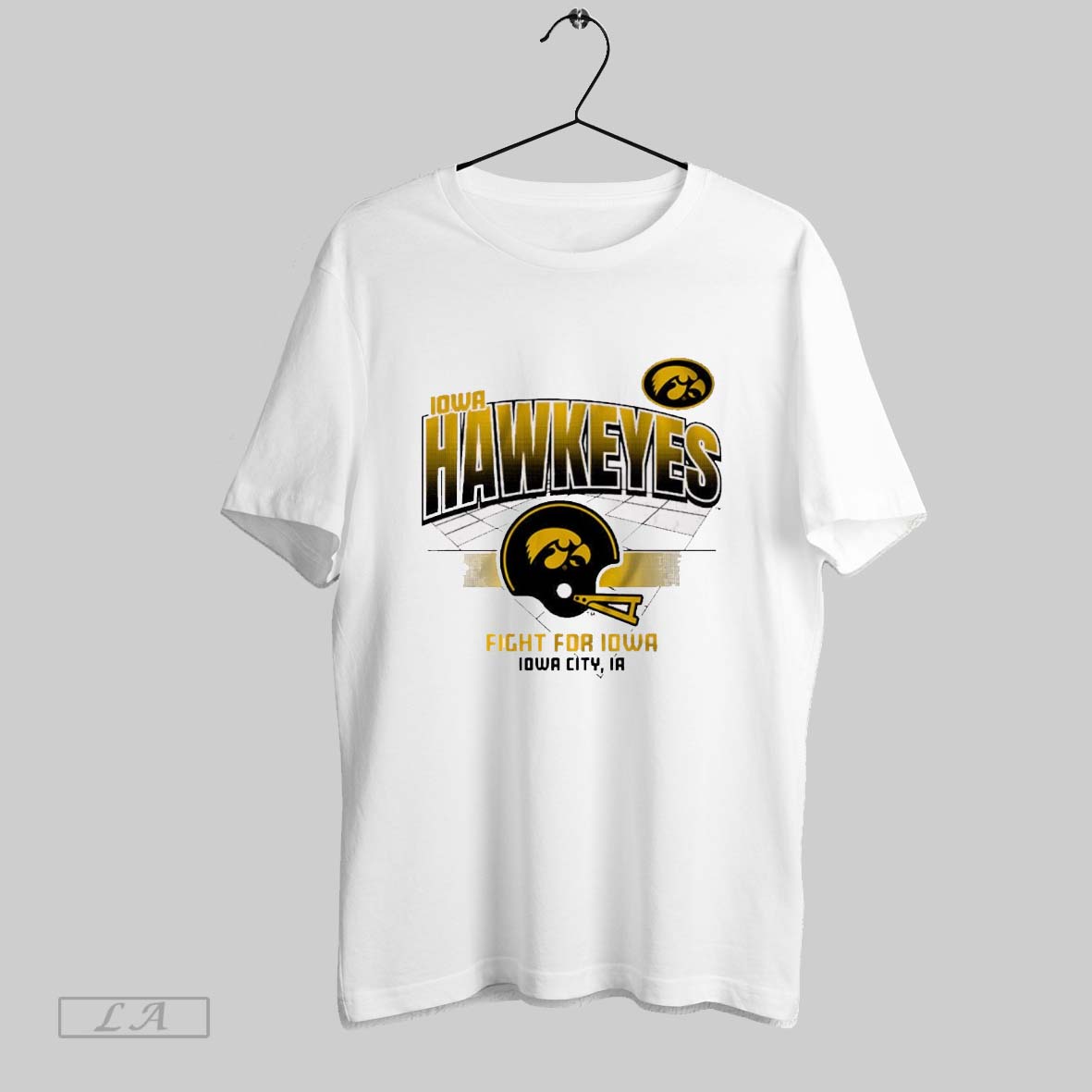 Original Iowa Hawkeyes Football Ncaa Fight For Iowa Iowa City Ia Helmet Grid Shirt