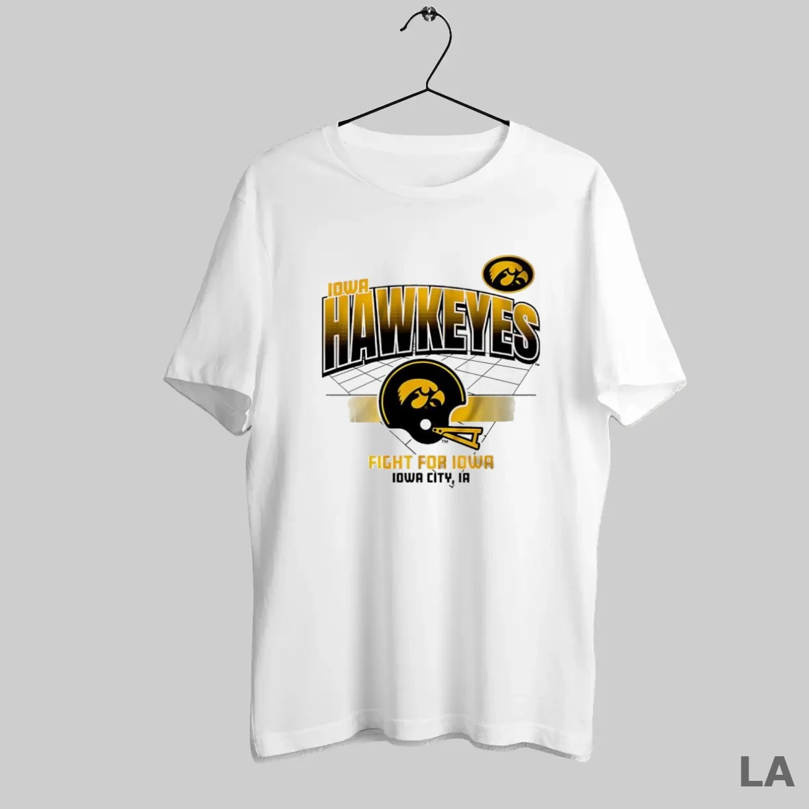 Original Iowa Hawkeyes Football Fight For Iowa Helmet Grid T Shirt Shirt