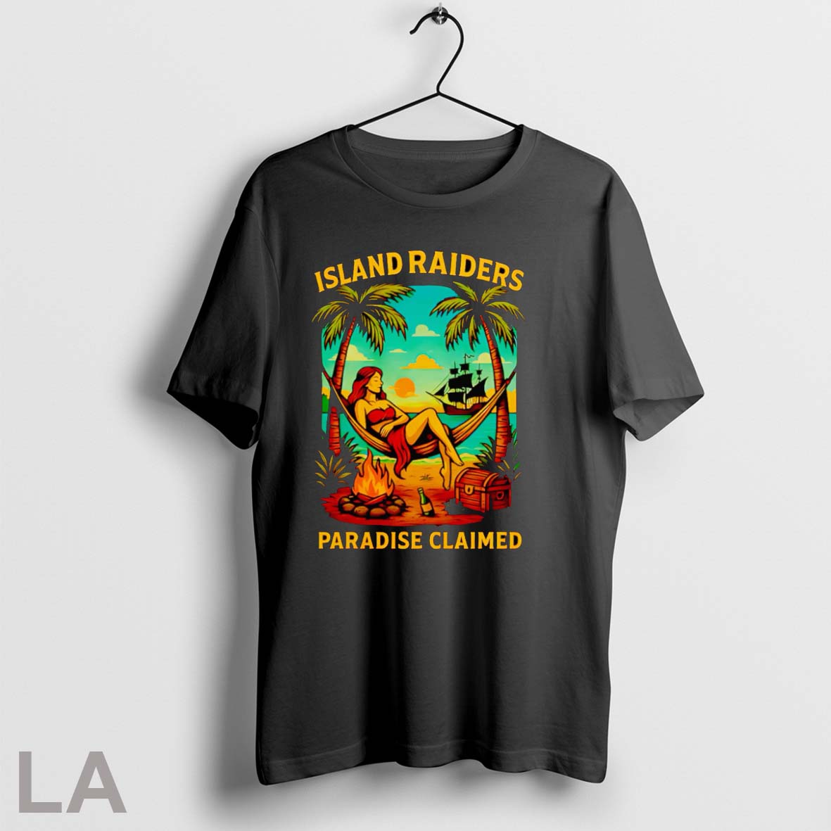 Original Island Raiders Paradise Claimed Poster Shirt