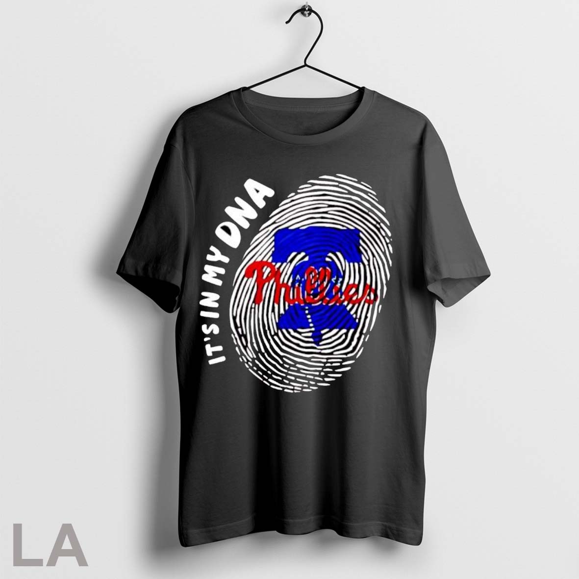 Original Its In My Dna Philadelphia Phillies Baseball Logo Fingerprint Shirt