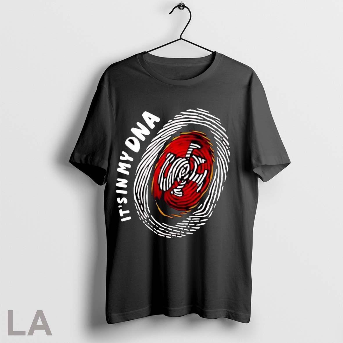 Original Its In My Dna San Francisco 49ers Football Fan Fingerprint Shirt