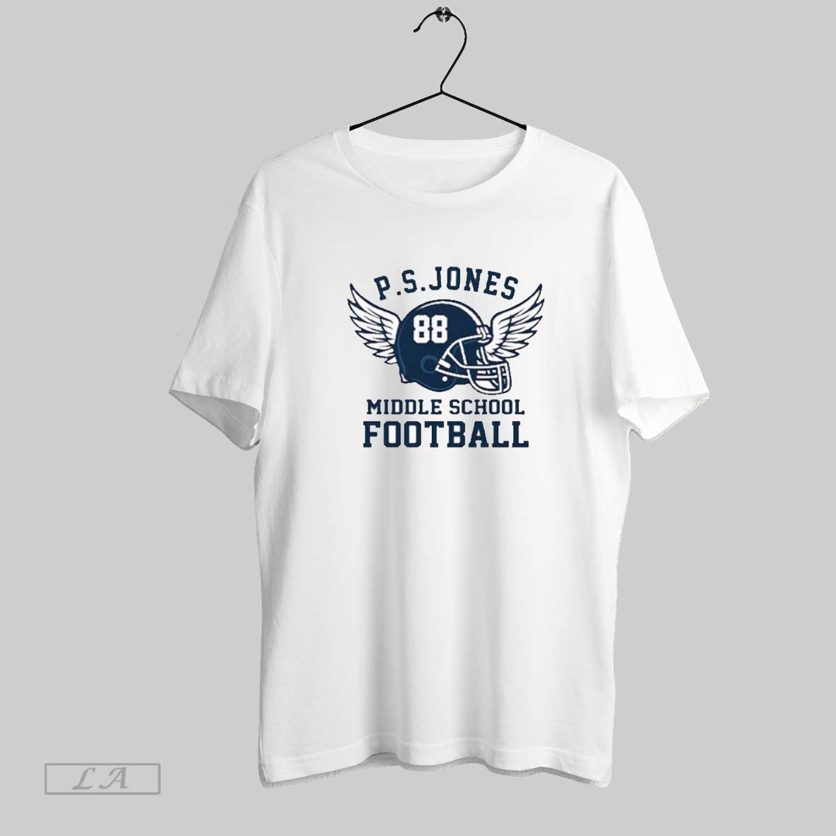 Original Jack Oneal Tribute Wear Ps Jones Middle School Football Shirt