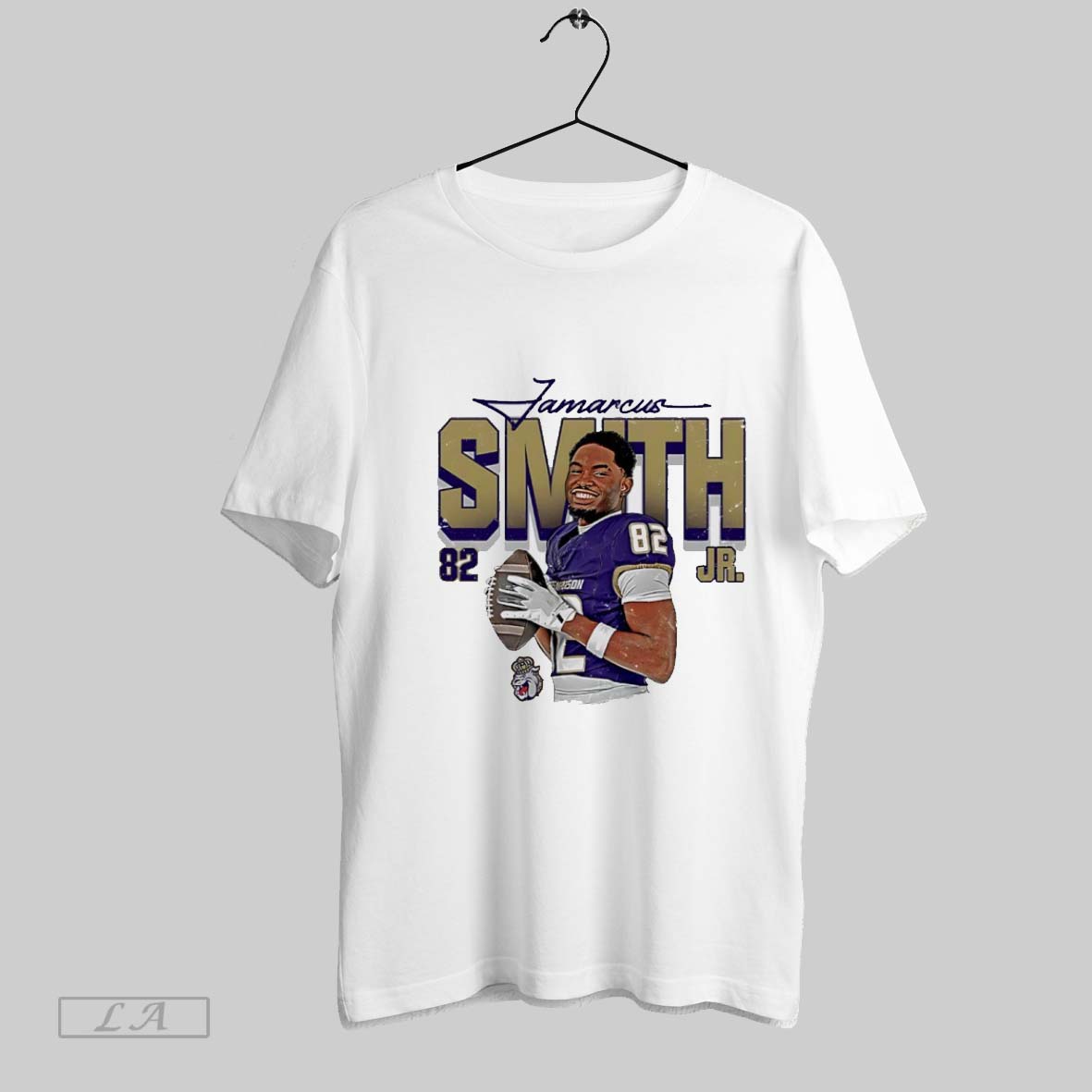 Original Jamarcus Smith Jr 82 James Madison Dukes Football Player Shirt