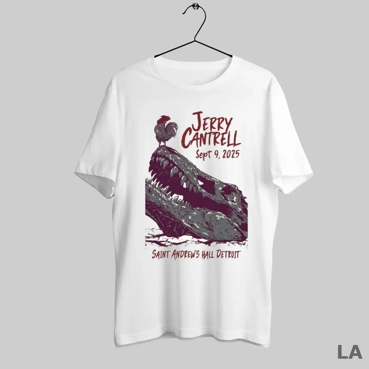 Original Jerry Cantrell Concert Detroit Mi September 9 2025 T Shirt