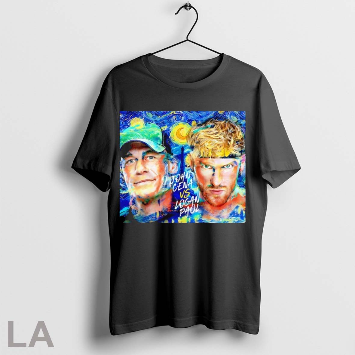 Original John Cena Vs Logan Paul The Starry Night T Shirt