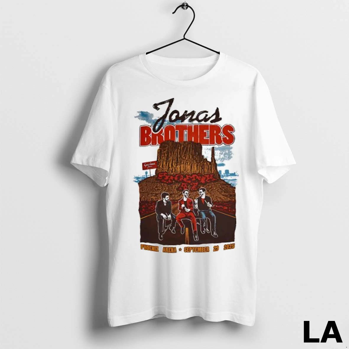 Original Jonas Brothers Phoenix Arena September 23th 2025 Shirt