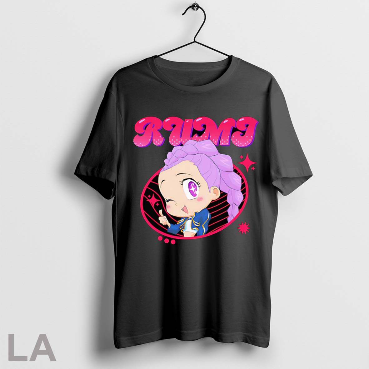 Original Kpop Demon Hunters Rumi Chibi Poster Shirt