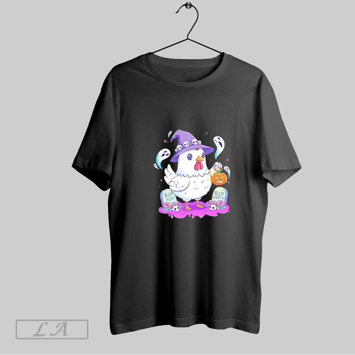 Original Kawaii Pastel Chicken Witch Halloween Shirt