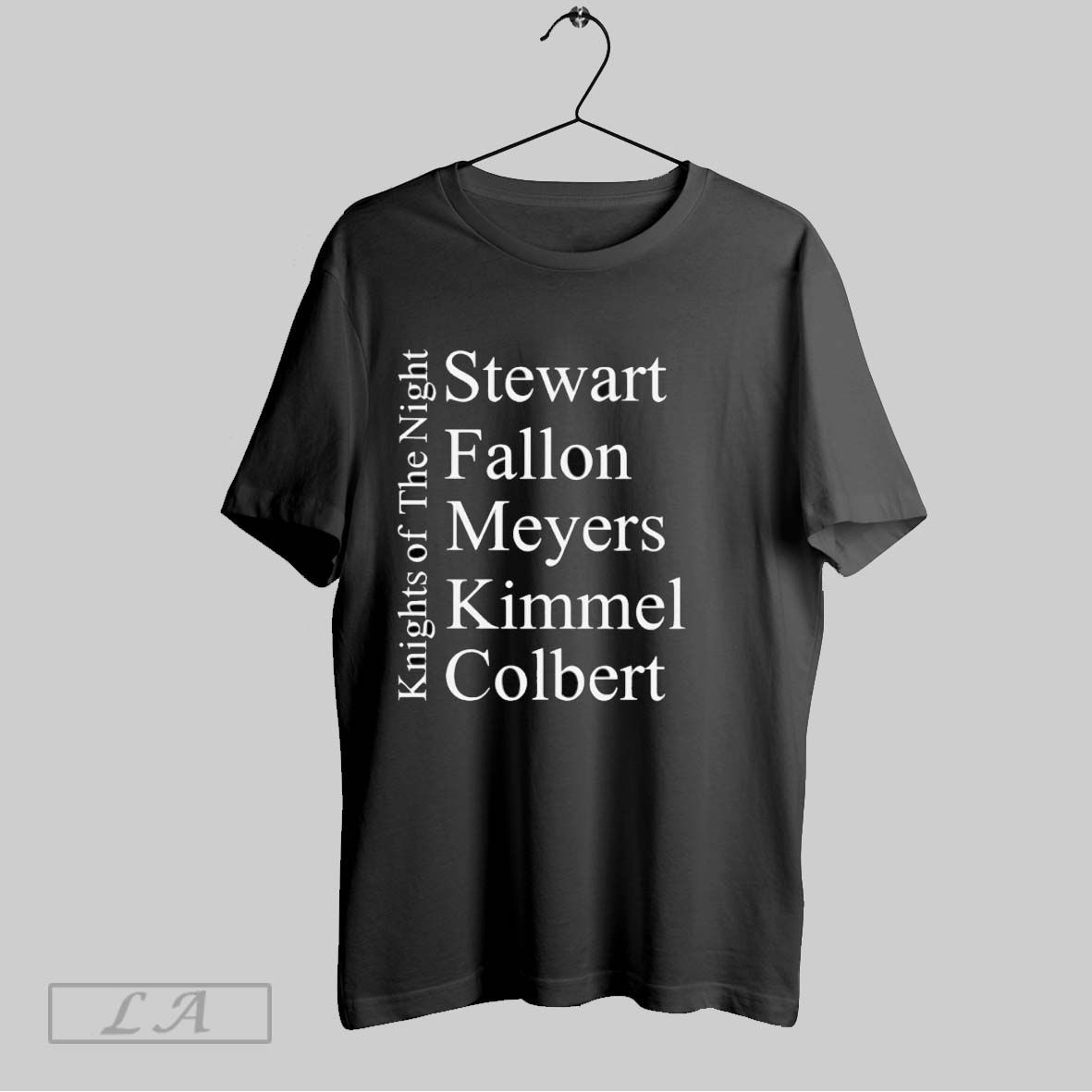 Original Knights Of The Night Stewart Fallon Meyers Kimmel Colbert Shirt