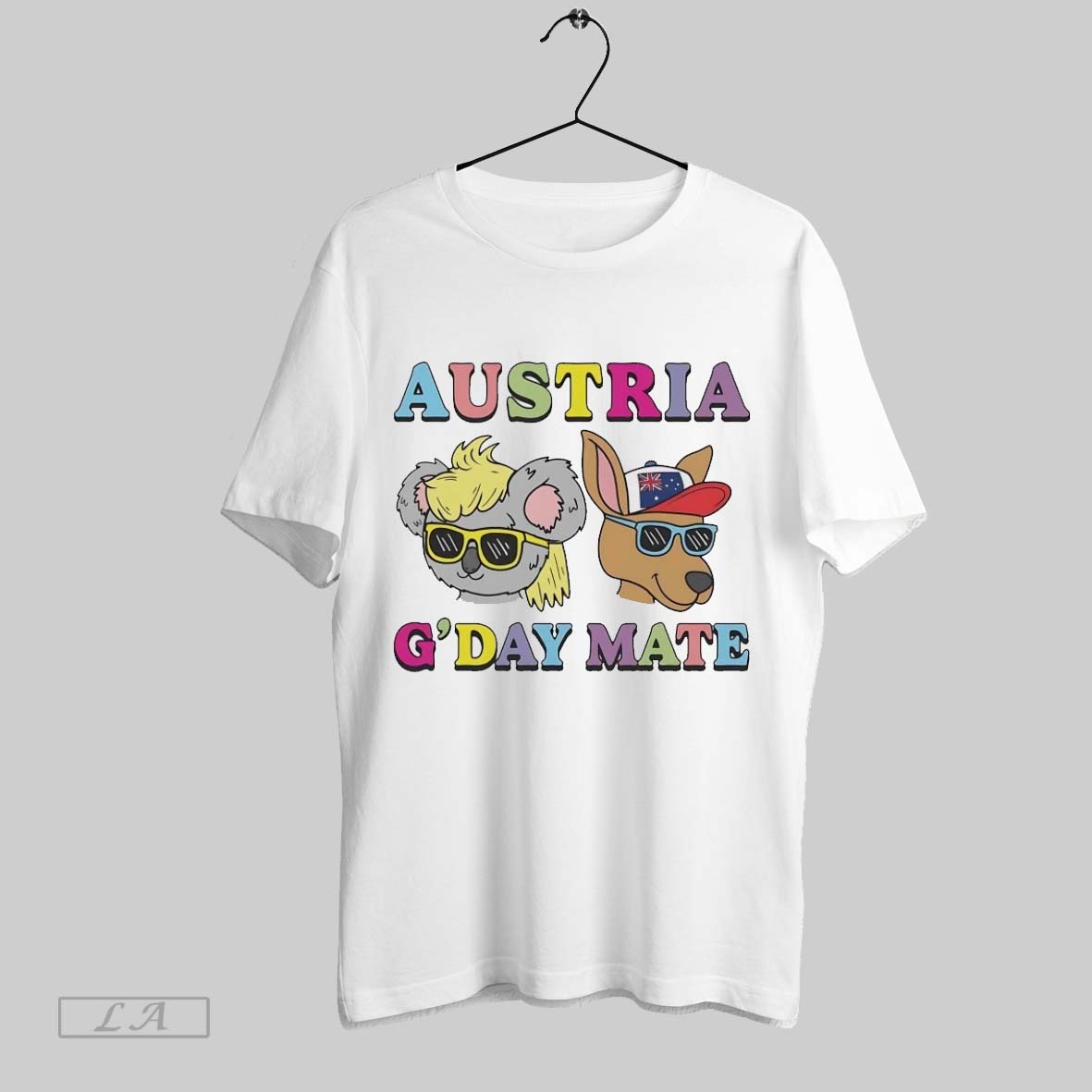 Original Koala And Kangaroo Austria Gday Mate Shirt