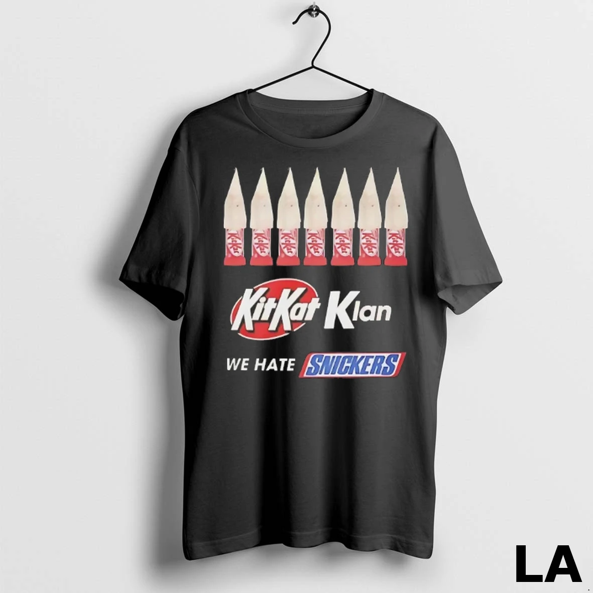 Original Ku Klux Klan Kit Kat Klan We Hate Snickers Shirt