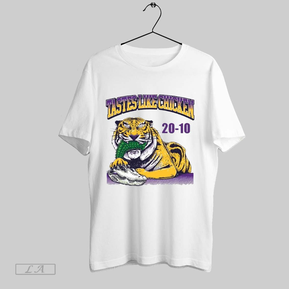 Original Lsu Tigers 20 10 Florida Gators Tastes Like Chicken Shirt