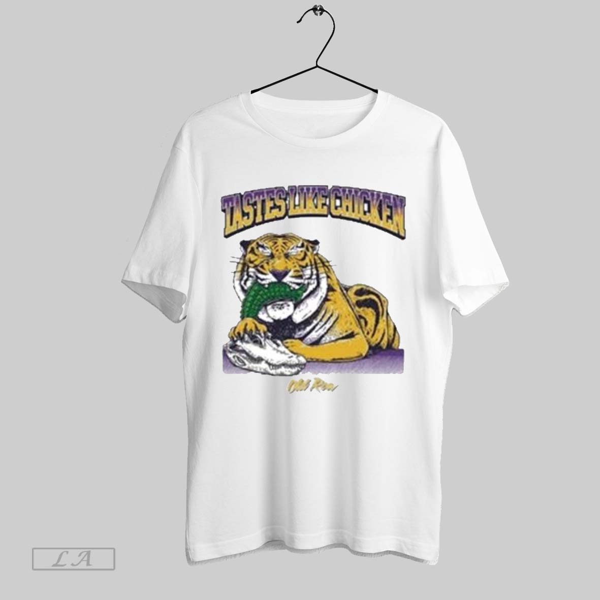 Original Lsu Tigers And The Florida Gators Tastes Like Chicken Shirt