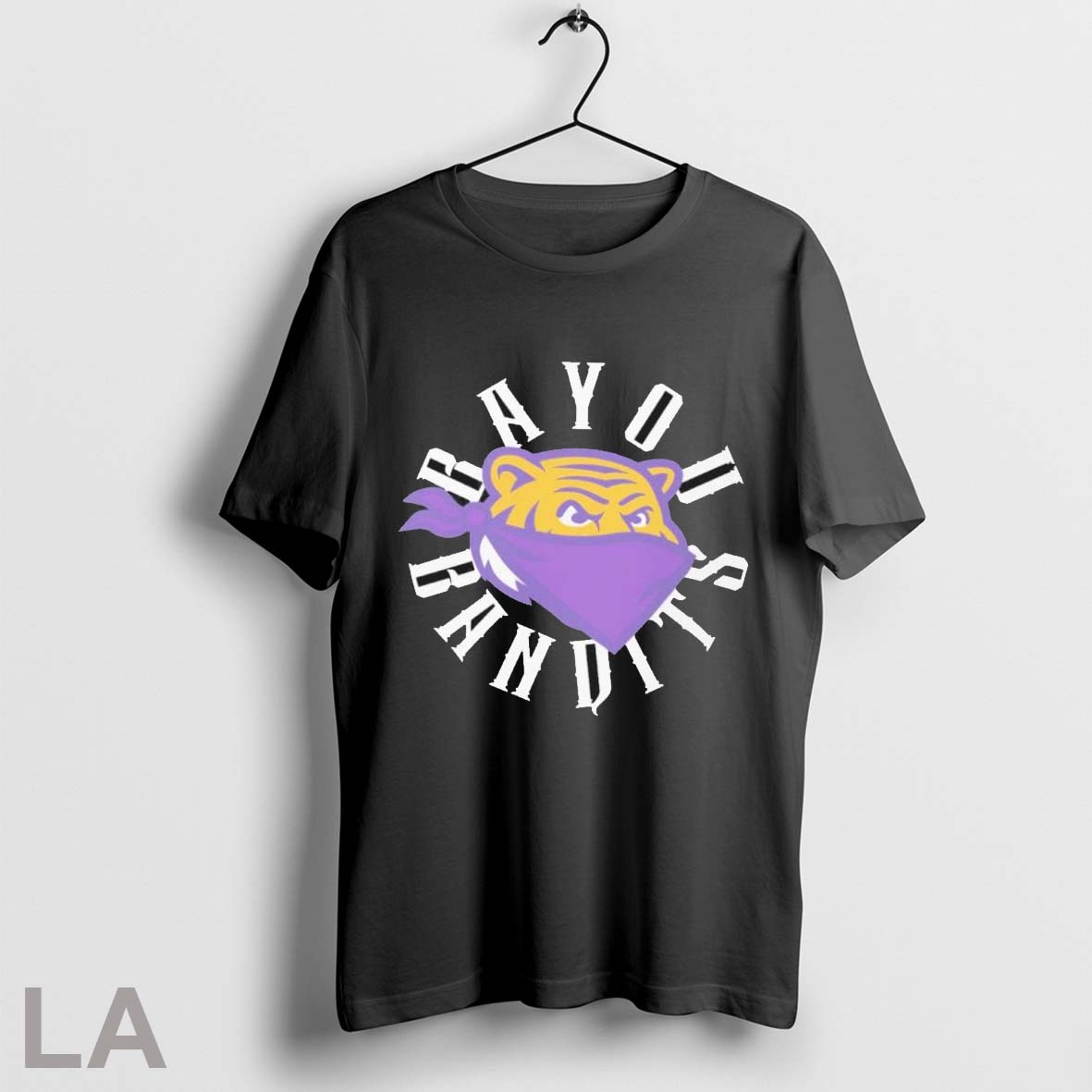 Original Lsu Tigers Bayou Bandit Mascot Emblem Shirt