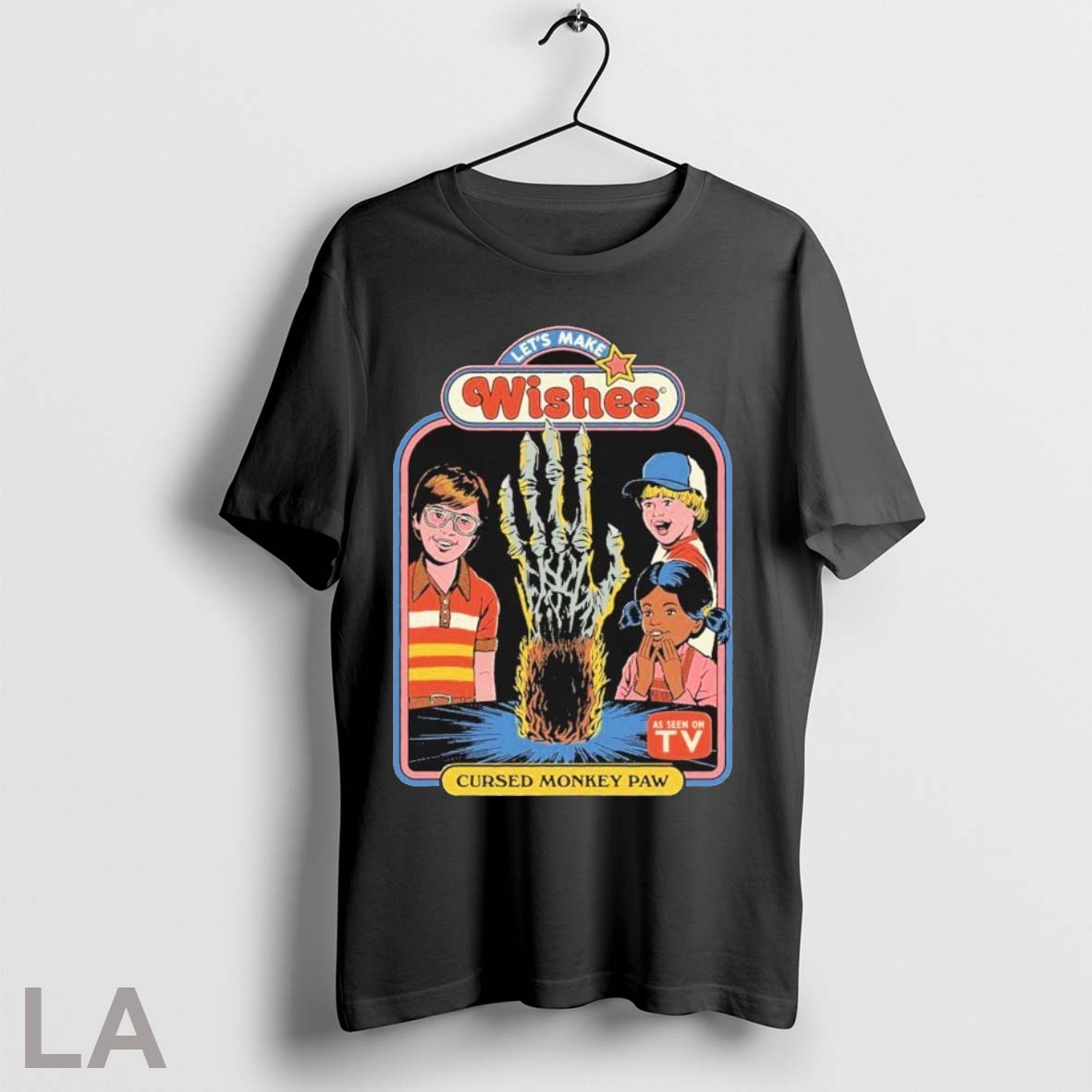 Original Lets Make Wishes Cursed Monkey Paw As Seen On Tv Hands Shirt