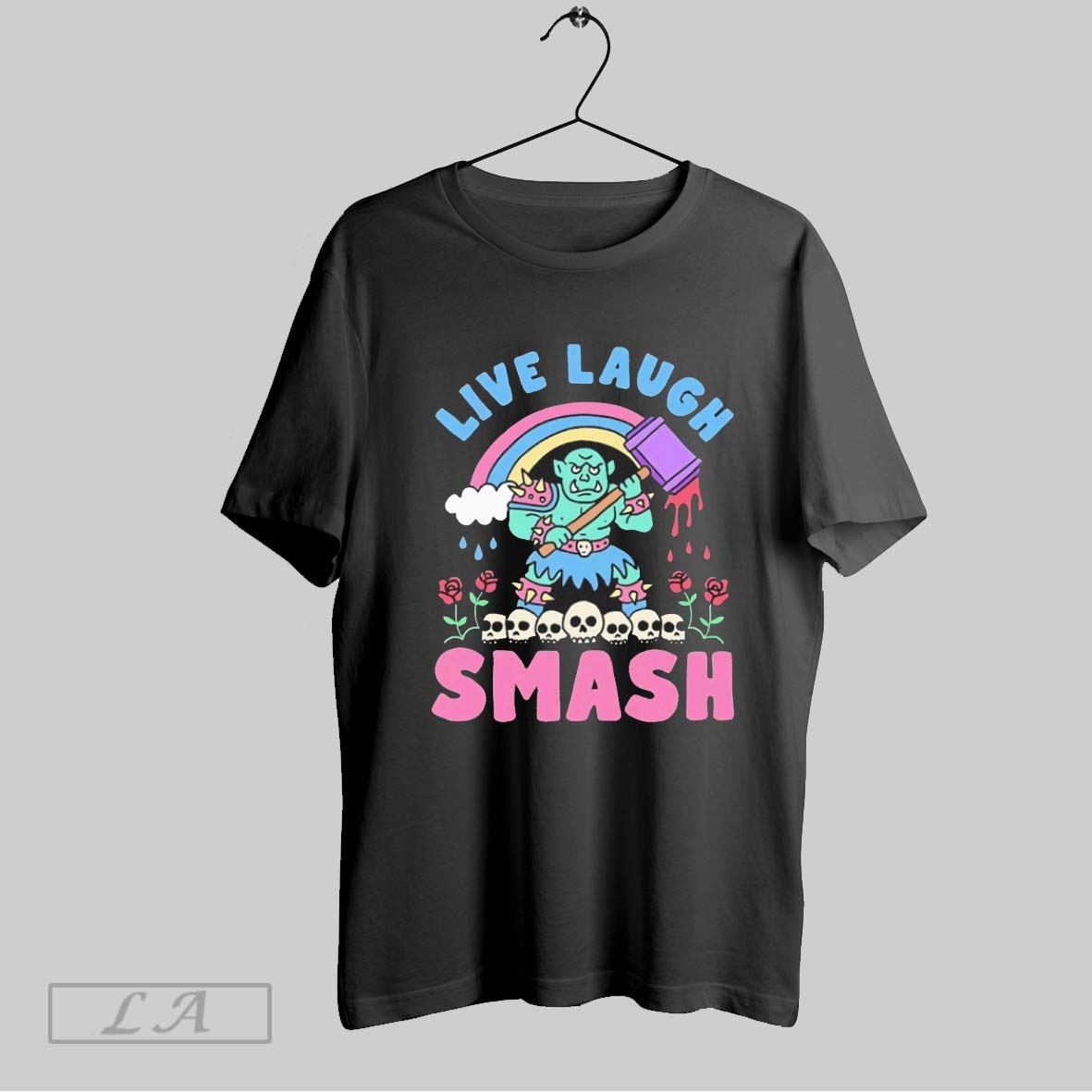 Original Live Laugh Smash Skull Shirt