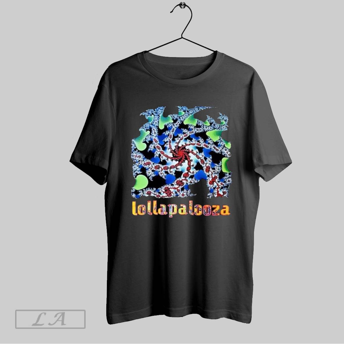 Original Lollapalooza Fractal Spiral Shirt