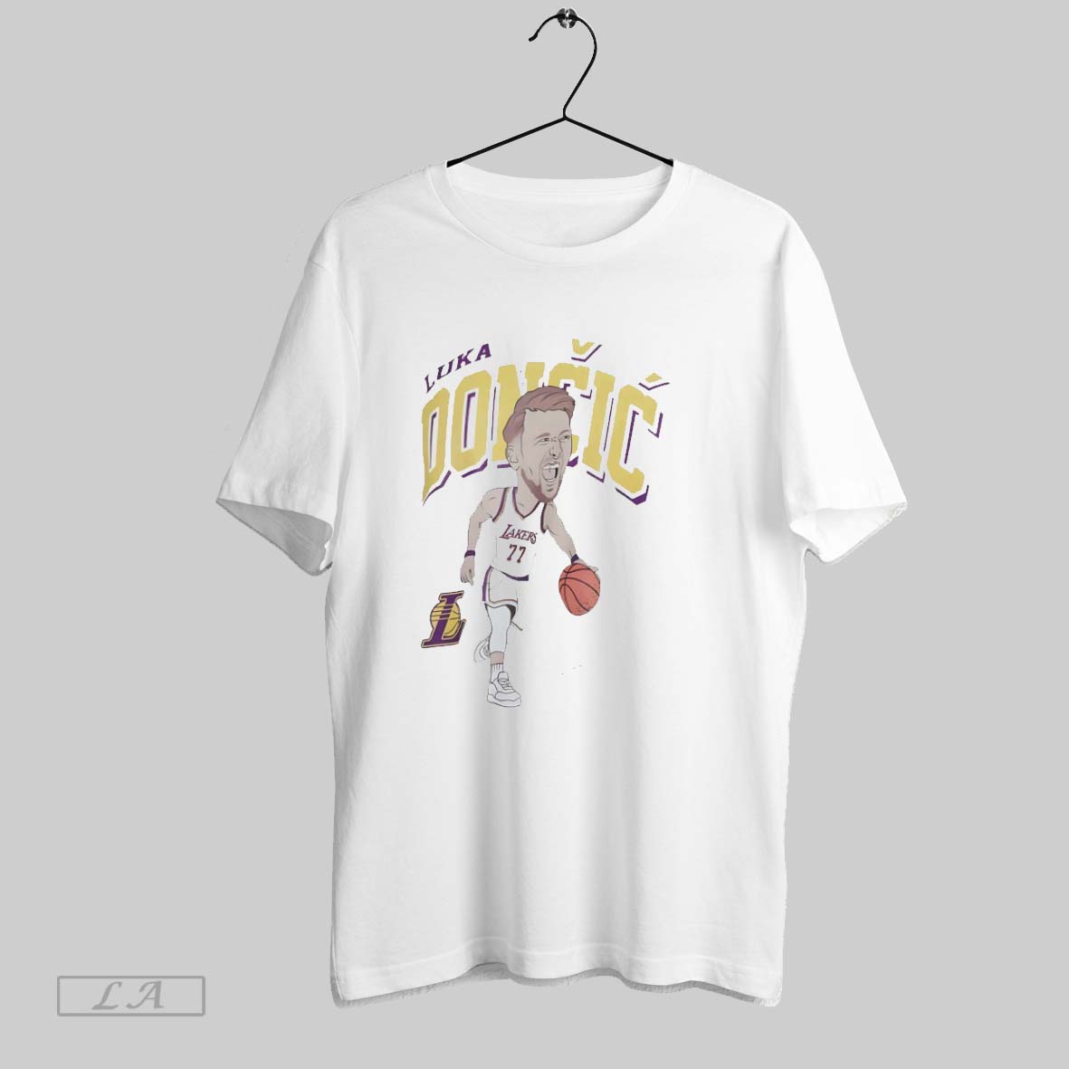 Original Los Angeles Lakers Luka Doncic Player Signature Caricature Shirt