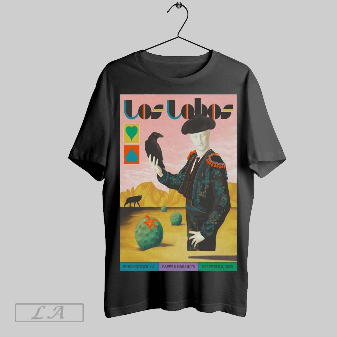 Original Los Lobos Pappy Harriets In Pioneertown Ca December 6 2025 Shirt