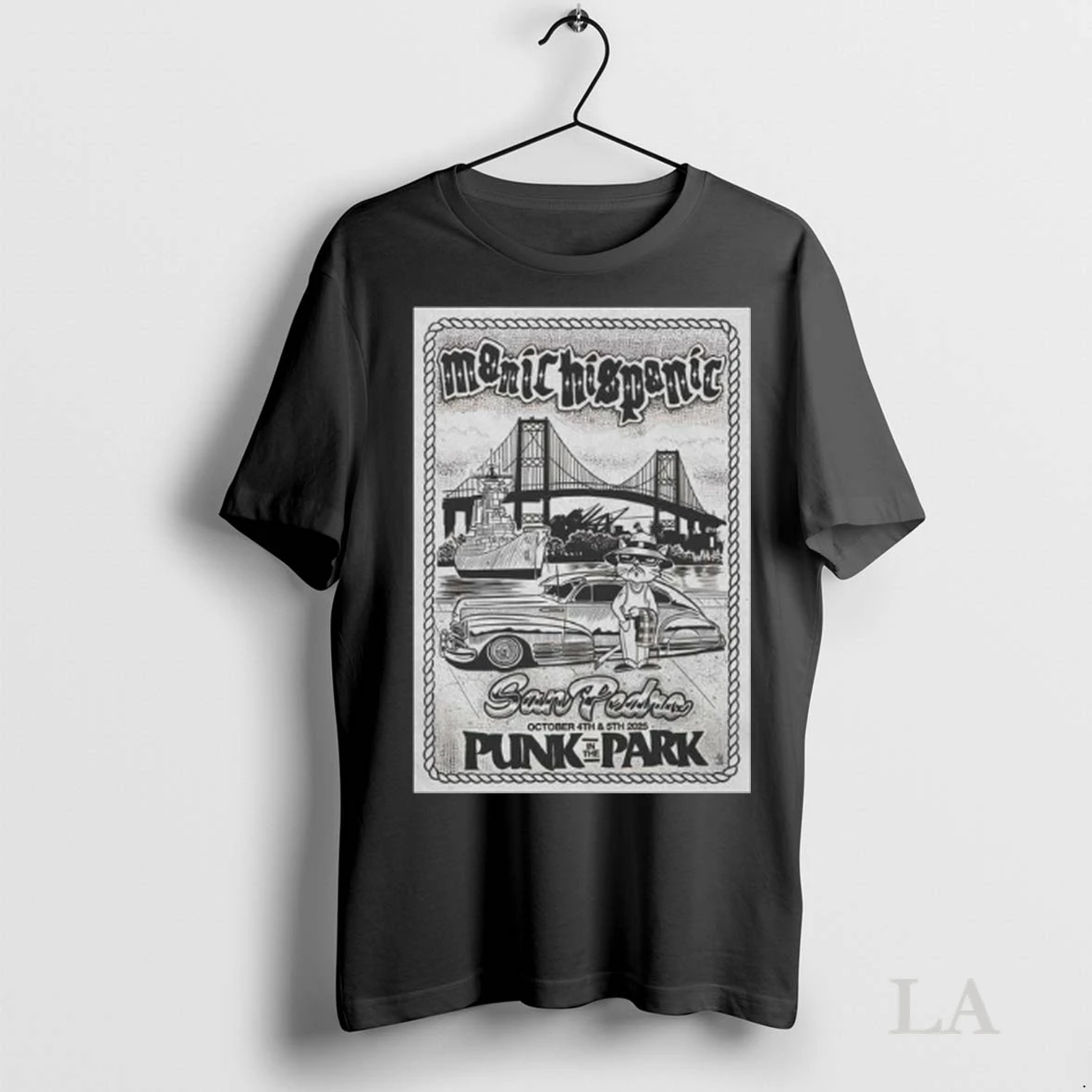 Original Manic Hispanic Punk In The Park In San Pedro Ca October 4 5 2025 Tour Long Sleve Shirt