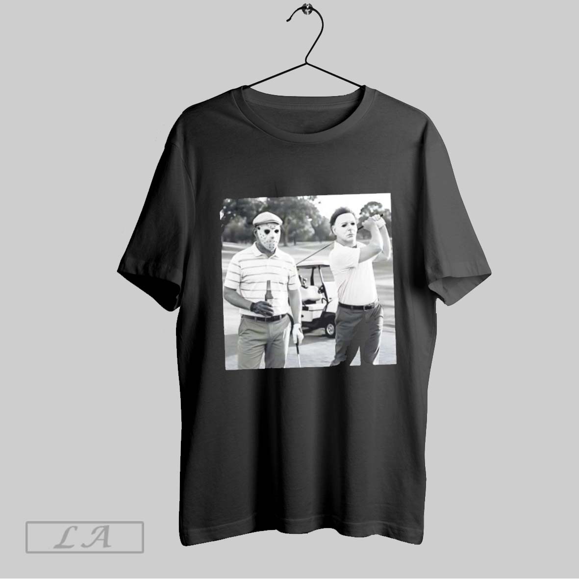 Original Michael Myer Jason Voorhees Golf Halloween Shirt