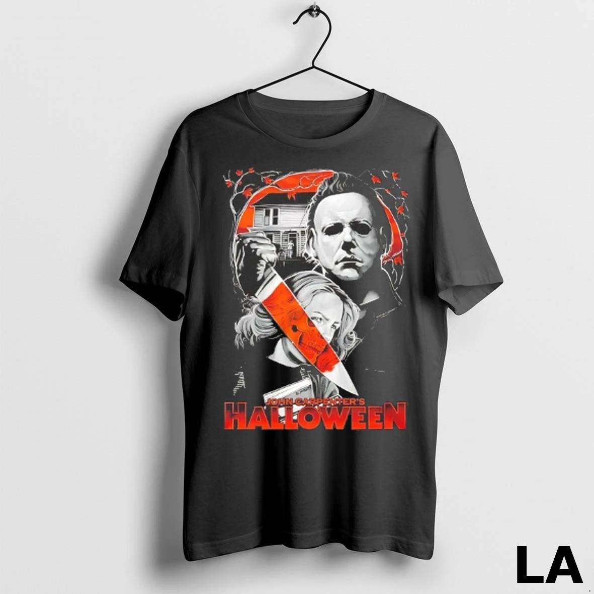 Original Michael Myers Laurie Strode Haddonfield Halloween Shirt