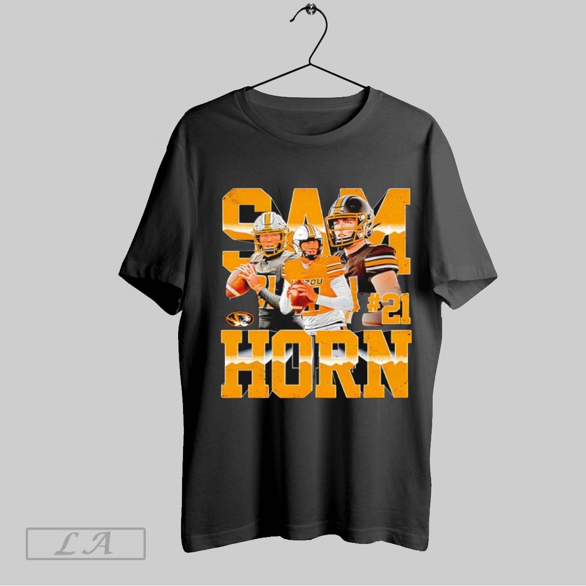Original Mizzou Tigers Nil Sam Horn 21 Character Design Shirt