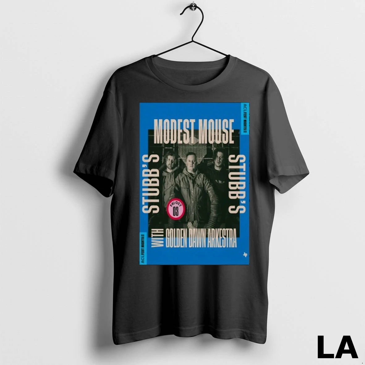 Original Modest Mouse Golden Dawn Arkestra Austin Tx Oct 3 2025 Shirt