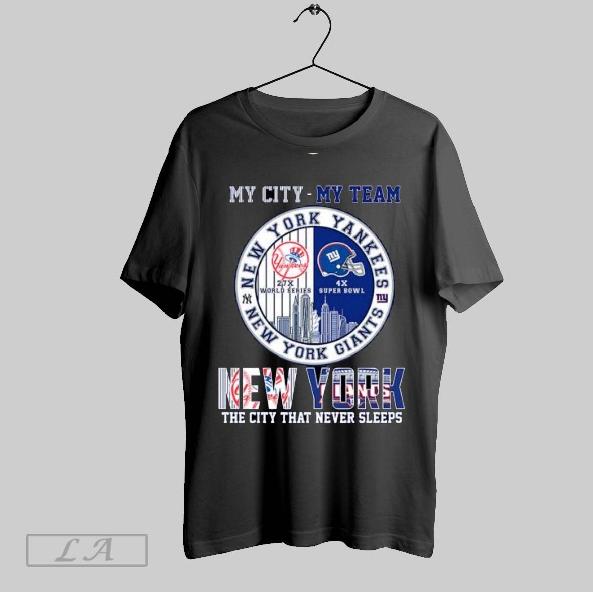 Original My City My Team New York The City That Never Sleeps Shirt